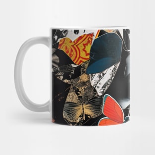 Girl with Butterflies - Beautiful Art Print, T-Shirts, and More Mug